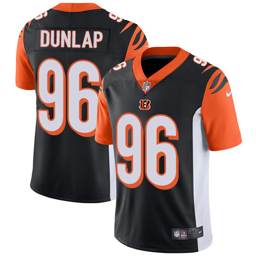 Nike Bengals #96 Carlos Dunlap Black Team Color Men's Stitched NFL Vapor Untouchable Limited Jersey Nike Bengals #96 Carlos Dunlap Black Team Color Men's Stitched NFL Vapor Untouchable Limited Jersey