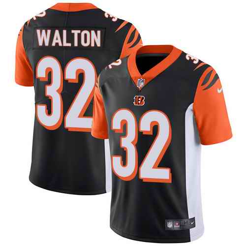 Nike Bengals 32 Mark Walton Black Vapor Untouchable Limited Jersey Nike Bengals 32 Mark Walton Black Vapor Untouchable Limited Jersey
