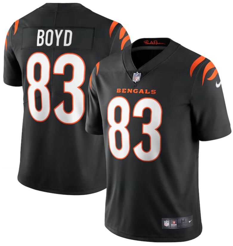 Nike Bengals 83 Tyler Boyd Black Vapor Limited Jersey Nike Bengals 83 Tyler Boyd Black Vapor Limited Jersey