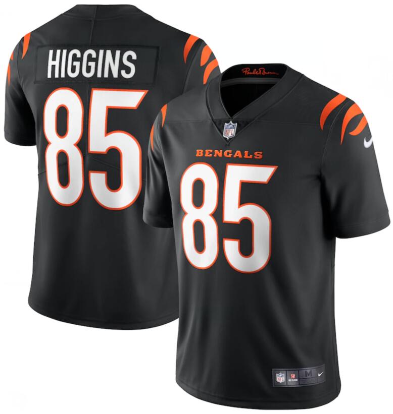 Nike Bengals 85 Tee Higgins Black Vapor Limited Jersey Nike Bengals 85 Tee Higgins Black Vapor Limited Jersey