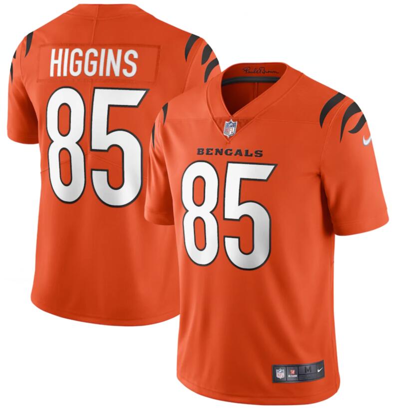 Nike Bengals 85 Tee Higgins Orange Vapor Limited Jersey Nike Bengals 85 Tee Higgins Orange Vapor Limited Jersey