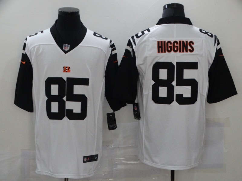 Nike Bengals 85 Tee Higgins White Color Rush Limited Jersey Nike Bengals 85 Tee Higgins White Color Rush Limited Jersey