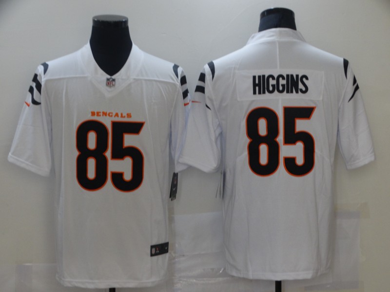 Nike Bengals 85 Tee Higgins White Vapor Limited Jersey Nike Bengals 85 Tee Higgins White Vapor Limited Jersey