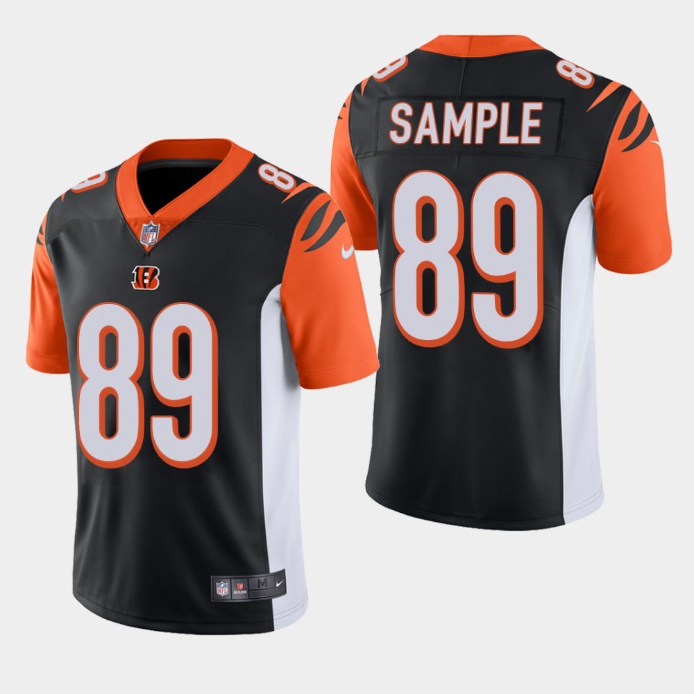 Nike Bengals 89 Drew Sample Black 2019 NFL Draft First Round Pick Vapor Untouchable Limited Jersey Nike Bengals 89 Drew Sample Black 2019 NFL Draft First Round Pick Vapor Untouchable Limited Jersey
