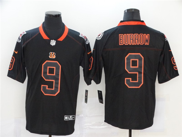Nike Bengals 9 Joe Burrow Black Shadow Legend Limited Jersey Nike Bengals 9 Joe Burrow Black Shadow Legend Limited Jersey