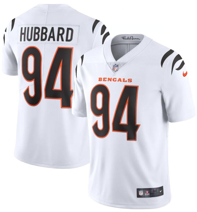 Nike Bengals 94 Sam Hubbard White Vapor Limited Jersey Nike Bengals 94 Sam Hubbard White Vapor Limited Jersey