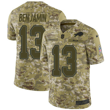 Nike Bills #13 Kelvin Benjamin Camo Youth Stitched NFL Limited 2018 Salute to Service Jersey Nike Bills #13 Kelvin Benjamin Camo Youth Stitched NFL Limited 2018 Salute to Service Jersey