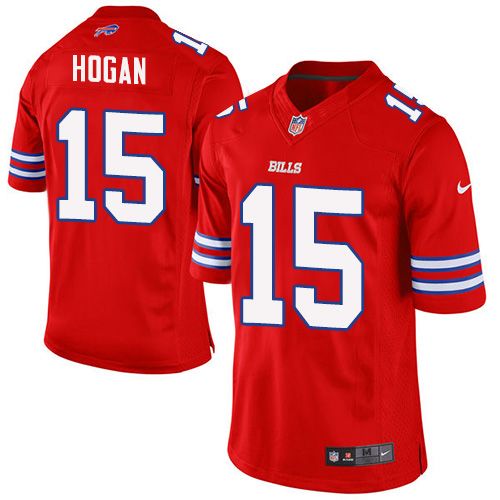 Nike Bills #15 Chris Hogan Red Men's Stitched NFL Elite Rush Jersey Nike Bills #15 Chris Hogan Red Men's Stitched NFL Elite Rush Jersey