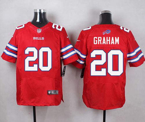 Nike Bills #20 Corey Graham Red Men's Stitched NFL Elite Rush