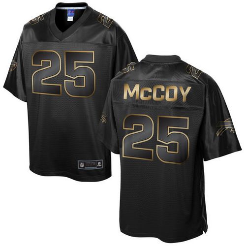 Nike Bills #25 LeSean McCoy Pro Line Black Gold Collection Men's Stitched NFL Game Jersey Nike Bills #25 LeSean McCoy Pro Line Black Gold Collection Men's Stitched NFL Game Jersey