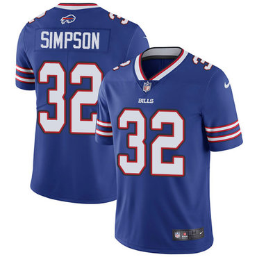 Nike Bills #32 O. J. Simpson Royal Blue Team Color Men's Stitched NFL Vapor Untouchable Limited Jersey Nike Bills #32 O. J. Simpson Royal Blue Team Color Men's Stitched NFL Vapor Untouchable Limited Jersey