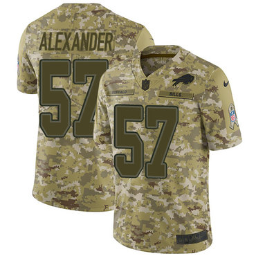 Nike Bills #57 Lorenzo Alexander Camo Youth Stitched NFL Limited 2018 Salute to Service Jersey Nike Bills #57 Lorenzo Alexander Camo Youth Stitched NFL Limited 2018 Salute to Service Jersey