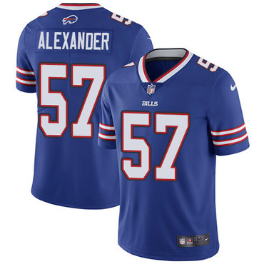 Nike Bills #57 Lorenzo Alexander Royal Blue Team Color Men's Stitched NFL Vapor Untouchable Limited Jersey Nike Bills #57 Lorenzo Alexander Royal Blue Team Color Men's Stitched NFL Vapor Untouchable Limited Jersey