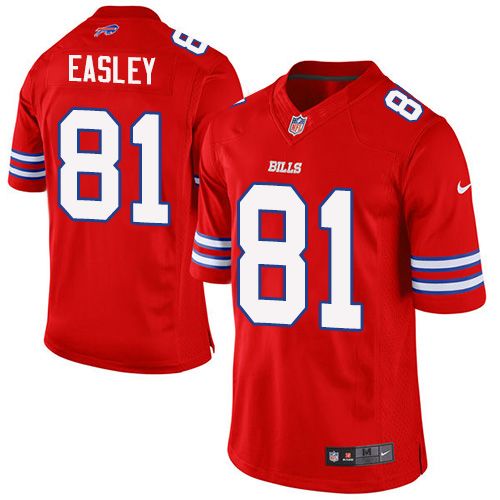 Nike Bills #81 Marcus Easley Red Men's Stitched NFL Elite Rush Jersey Nike Bills #81 Marcus Easley Red Men's Stitched NFL Elite Rush Jersey