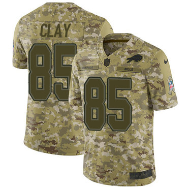 Nike Bills #85 Charles Clay Camo Youth Stitched NFL Limited 2018 Salute to Service Jersey Nike Bills #85 Charles Clay Camo Youth Stitched NFL Limited 2018 Salute to Service Jersey