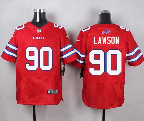 Nike Bills #90 Shaq Lawson Red Men's Stitched NFL Elite Rush Jersey Nike Bills #90 Shaq Lawson Red Men's Stitched NFL Elite Rush Jersey