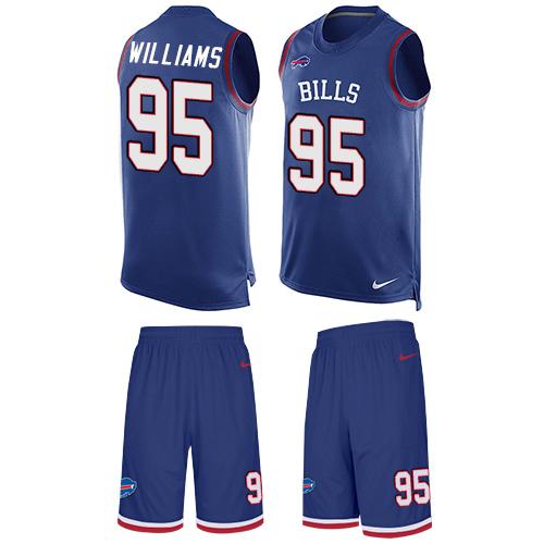 Nike Bills #95 Kyle Williams Royal Blue Team Color Men's Stitched NFL Limited Tank Top Suit Jersey Nike Bills #95 Kyle Williams Royal Blue Team Color Men's Stitched NFL Limited Tank Top Suit Jersey