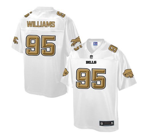 Nike Bills #95 Kyle Williams White Men's NFL Pro Line Fashion Game Jersey Nike Bills #95 Kyle Williams White Men's NFL Pro Line Fashion Game Jersey