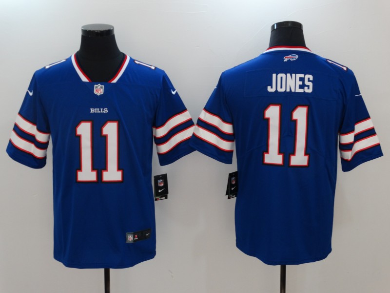Nike Bills 11 Zay Jones Blue Vapor Untouchable Player Limited Jersey