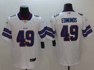 Nike Bills 49 Tremaine Edmunds White Vapor Untouchable Limited Jersey