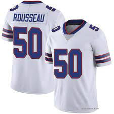 Nike Bills 50 Gregory Rousseau White Vapor Limited Men Jersey