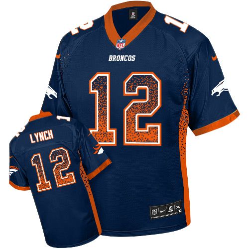 Nike Broncos #12 Paxton Lynch Navy Blue Alternate Men's Stitched NFL Elite Drift Fashion Jersey Nike Broncos #12 Paxton Lynch Navy Blue Alternate Men's Stitched NFL Elite Drift Fashion Jersey