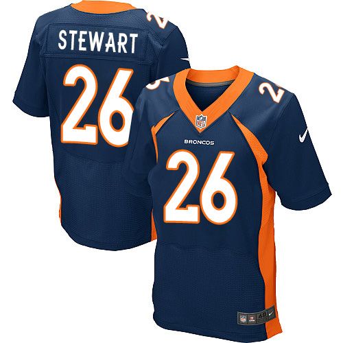 Nike Broncos #26 Darian Stewart Navy Blue Alternate Men's Stitched NFL New Elite Jersey Nike Broncos #26 Darian Stewart Navy Blue Alternate Men's Stitched NFL New Elite Jersey