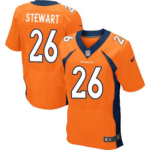 Nike Broncos #26 Darian Stewart Orange Team Color Men's Stitched NFL New Elite Jersey Nike Broncos #26 Darian Stewart Orange Team Color Men's Stitched NFL New Elite Jersey