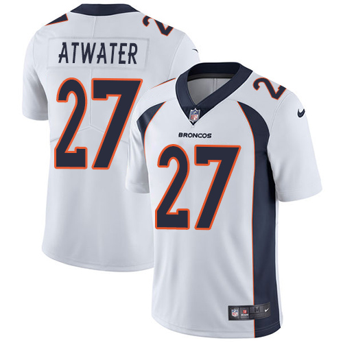 Nike Broncos #27 Steve Atwater White Men's Stitched NFL Vapor Untouchable Limited Jersey Nike Broncos #27 Steve Atwater White Men's Stitched NFL Vapor Untouchable Limited Jersey