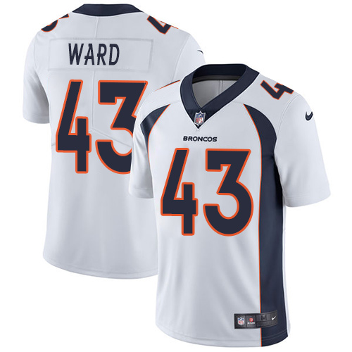 Nike Broncos #43 T.J. Ward White Youth Stitched NFL Vapor Untouchable Limited Jersey