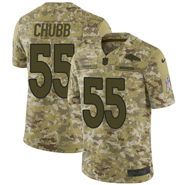 Nike Broncos #55 Bradley Chubb Camo Youth Stitched NFL Limited 2018 Salute to Service Jersey Nike Broncos #55 Bradley Chubb Camo Youth Stitched NFL Limited 2018 Salute to Service Jersey