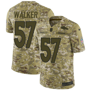Nike Broncos #57 Demarcus Walker Camo Men's Stitched NFL Limited 2018 Salute To Service Jersey Nike Broncos #57 Demarcus Walker Camo Men's Stitched NFL Limited 2018 Salute To Service Jersey