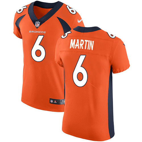 Nike Broncos #6 Sam Martin Orange Team Color Men's Stitched NFL Vapor Untouchable Elite Jersey Nike Broncos #6 Sam Martin Orange Team Color Men's Stitched NFL Vapor Untouchable Elite Jersey