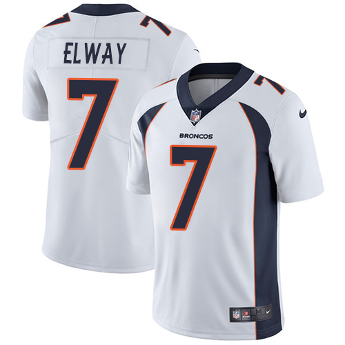 Nike Broncos #7 John Elway White Men's Stitched NFL Vapor Untouchable Limited Jersey Nike Broncos #7 John Elway White Men's Stitched NFL Vapor Untouchable Limited Jersey
