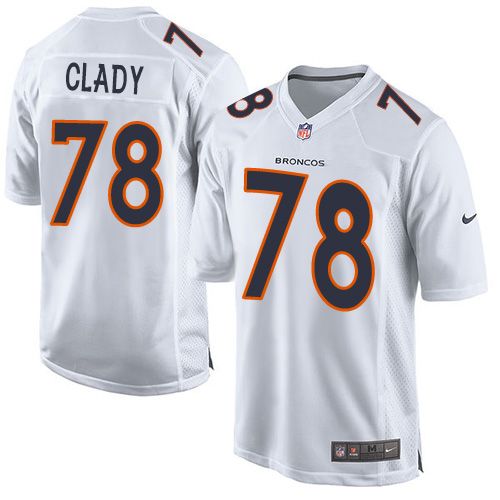 Nike Broncos #78 Ryan Clady White Men's Stitched NFL Game Event Jersey Nike Broncos #78 Ryan Clady White Men's Stitched NFL Game Event Jersey