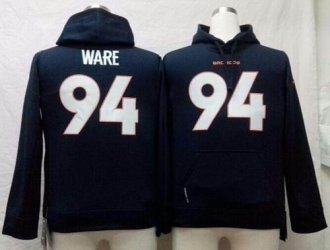 Nike Broncos #94 DeMarcus Ware Navy Blue Youth Pullover NFL Hoodie Nike Broncos #94 DeMarcus Ware Navy Blue Youth Pullover NFL Hoodie
