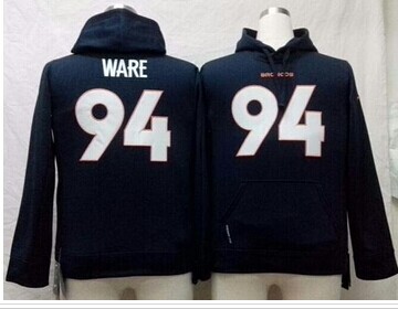 Nike Broncos #94 DeMarcus Ware Navy Blue Youth Pullover NFL Hoodie Nike Broncos #94 DeMarcus Ware Navy Blue Youth Pullover NFL Hoodie