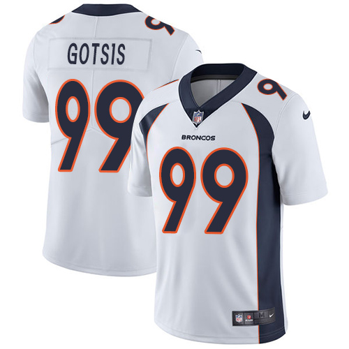 Nike Broncos #99 Adam Gotsis White Men's Stitched NFL Vapor Untouchable Limited Jersey Nike Broncos #99 Adam Gotsis White Men's Stitched NFL Vapor Untouchable Limited Jersey
