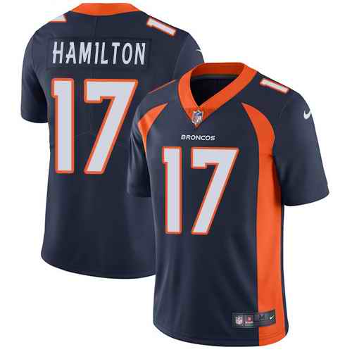 Nike Broncos 17 DaeSean Hamilton Navy Alternate Vapor Untouchable Limited Jersey Nike Broncos 17 DaeSean Hamilton Navy Alternate Vapor Untouchable Limited Jersey
