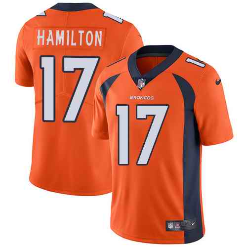 Nike Broncos 17 DaeSean Hamilton Orange Vapor Untouchable Limited Jersey Nike Broncos 17 DaeSean Hamilton Orange Vapor Untouchable Limited Jersey