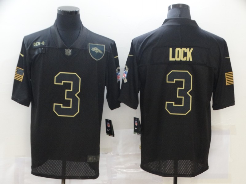 Nike Broncos 3 Drew Lock Black 2020 Salute To Service Limited Jersey Nike Broncos 3 Drew Lock Black 2020 Salute To Service Limited Jersey