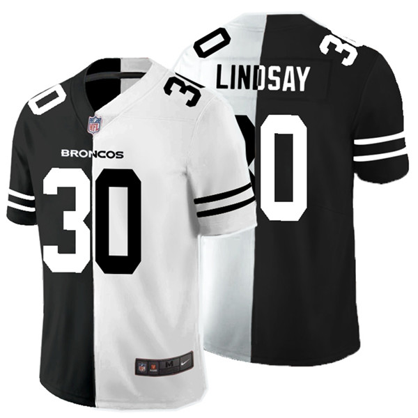 Nike Broncos 30 Phillip Lindsay Black And White Split Vapor Untouchable Limited Jersey Nike Broncos 30 Phillip Lindsay Black And White Split Vapor Untouchable Limited Jersey