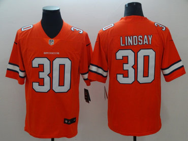Nike Broncos 30 Phillip Lindsay Orange Color Rush Limited Jersey Nike Broncos 30 Phillip Lindsay Orange Color Rush Limited Jersey