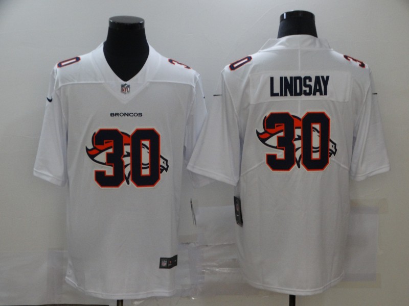 Nike Broncos 30 Phillip Lindsay White Shadow Logo Limited Jersey Nike Broncos 30 Phillip Lindsay White Shadow Logo Limited Jersey