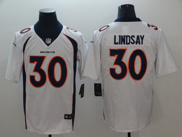 Nike Broncos 30 Phillip Lindsay White Vapor Untouchable Limited Jersey Nike Broncos 30 Phillip Lindsay White Vapor Untouchable Limited Jersey