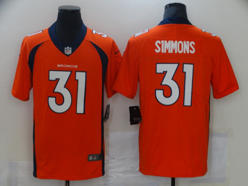 Nike Broncos 31 Justin Simmons Orange Vapor Untouchable Limited Jersey Nike Broncos 31 Justin Simmons Orange Vapor Untouchable Limited Jersey