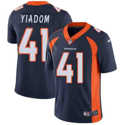Nike Broncos 41 Isaac Yiadom Navy Alternate Vapor Untouchable Limited Jersey Nike Broncos 41 Isaac Yiadom Navy Alternate Vapor Untouchable Limited Jersey