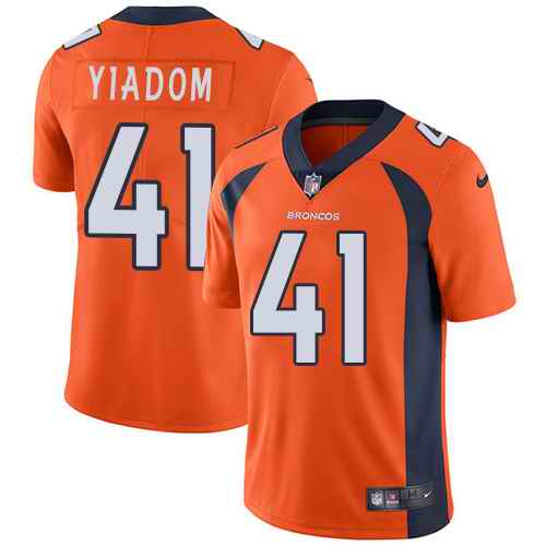 Nike Broncos 41 Isaac Yiadom Orange Vapor Untouchable Limited Jersey Nike Broncos 41 Isaac Yiadom Orange Vapor Untouchable Limited Jersey