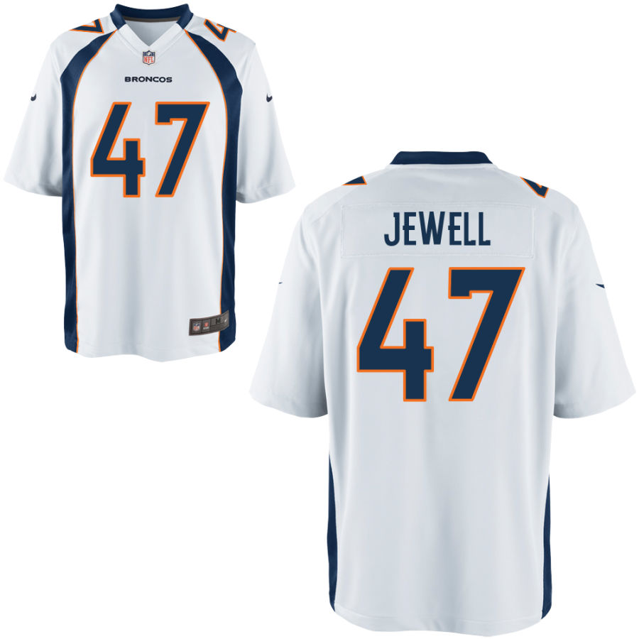 Nike Broncos 47 Josey Jewell White Elite Jersey Nike Broncos 47 Josey Jewell White Elite Jersey