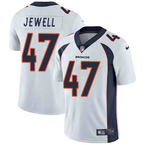 Nike Broncos 47 Josey Jewell White Vapor Untouchable Limited Jersey Nike Broncos 47 Josey Jewell White Vapor Untouchable Limited Jersey